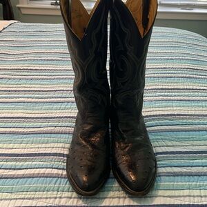 Nocona full quill ostrich boots
